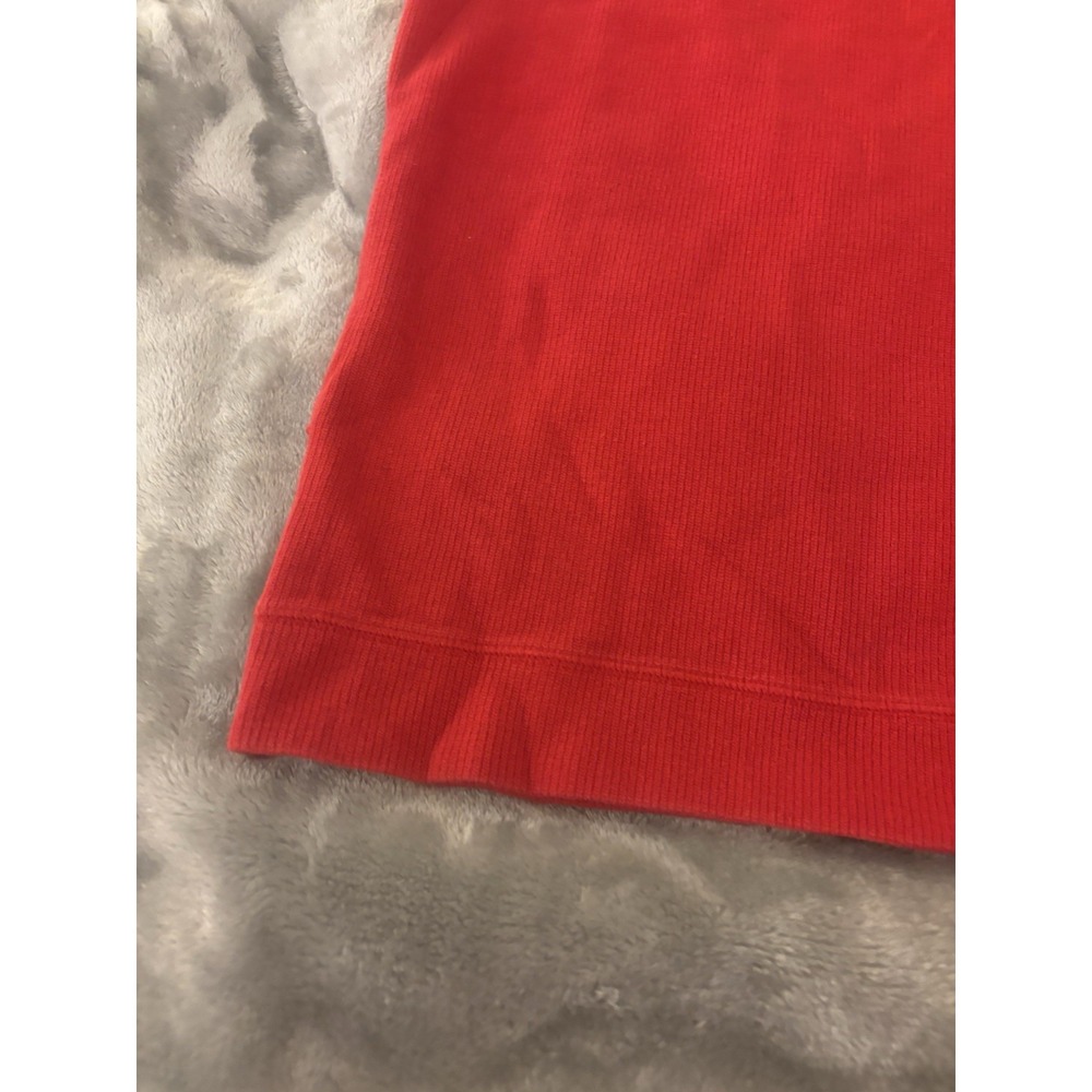 VTG Nike Sweater Vest Vintage Men's Y2K Red Golf Football Faded Sleeveless Lg - Picture 4 of 8